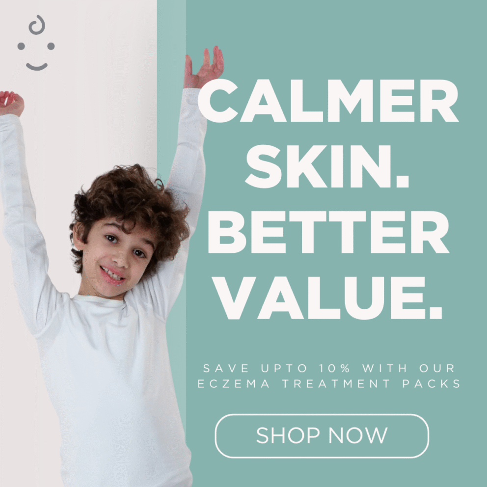 Calmer skin with best saving eczema treatment packs happyskin clothing